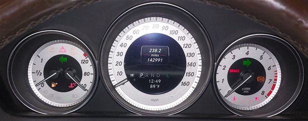 Thumbnail 2: 2013 MERCEDES C-CLASS (W204) SPORT SPEEDOMETER INSTRUMENT GAUGE CLUSTER (142k)