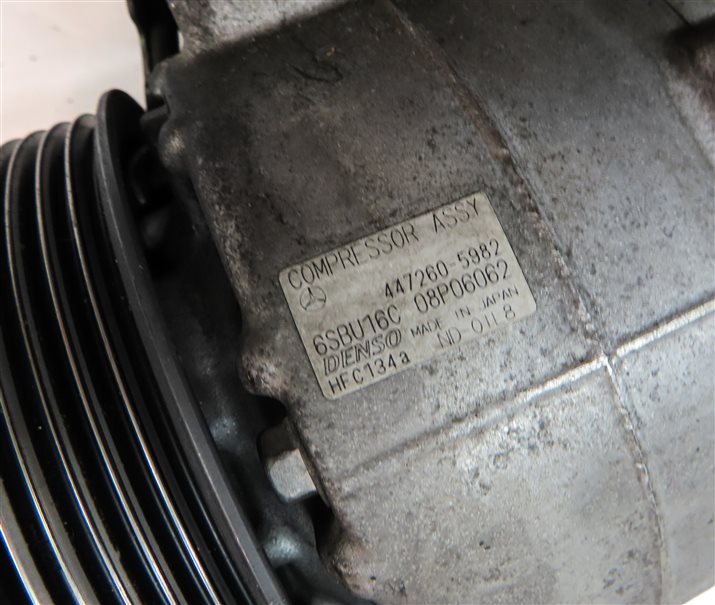 Thumbnail 7: 12-15 MERCEDES C250 SLK250 (W204 R172) 1.8L TURBO ENGINE AIR A/C COMPRESSOR PUMP