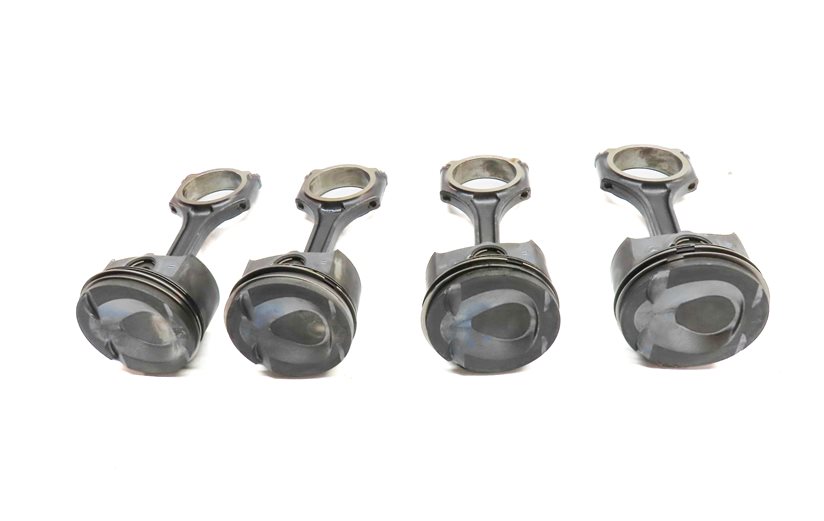 Thumbnail 2: 12-15 MERCEDES C250 SLK250 (W204 R172) 1.8L M271 TURBO ENGINE PISTON w/ ROD SET