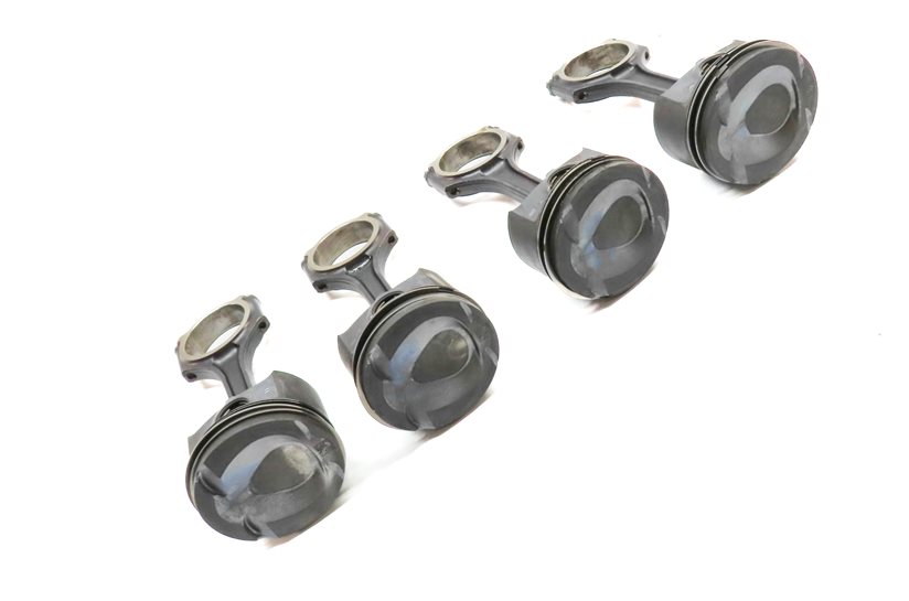 Thumbnail 3: 12-15 MERCEDES C250 SLK250 (W204 R172) 1.8L M271 TURBO ENGINE PISTON w/ ROD SET