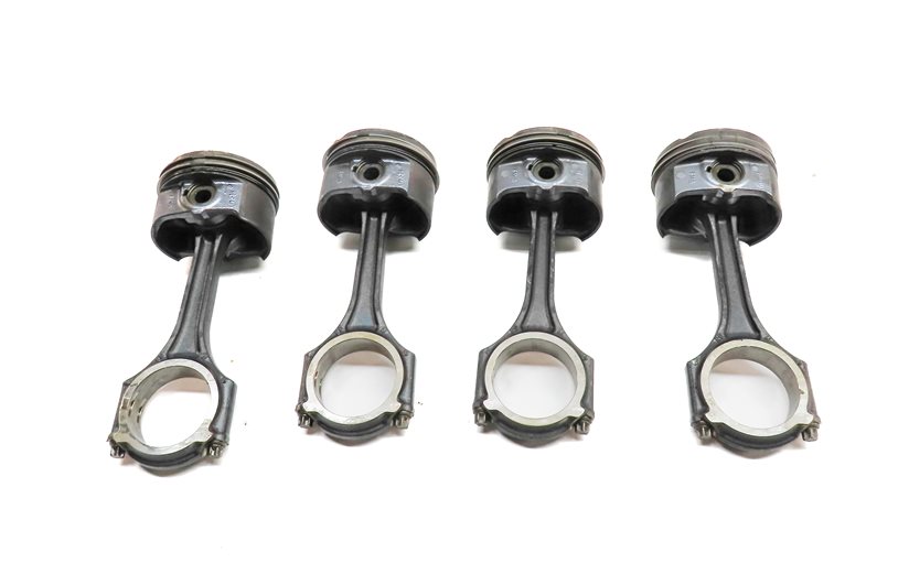 Thumbnail 4: 12-15 MERCEDES C250 SLK250 (W204 R172) 1.8L M271 TURBO ENGINE PISTON w/ ROD SET