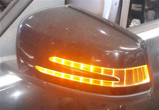 Thumbnail 2: 2012-2015 MERCEDES C250 (W204) LEFT HEATED MEMORY AUTODIM DOOR MIRROR (Black)