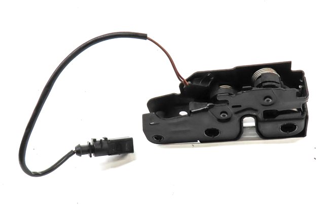 Thumbnail 2: 2013 AUDI Q7 (4L) FRONT HOOD BONNET LID LOCK LATCH ACTUATOR w/ CABLE