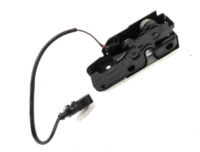 Thumbnail 3: 2013 AUDI Q7 (4L) FRONT HOOD BONNET LID LOCK LATCH ACTUATOR w/ CABLE