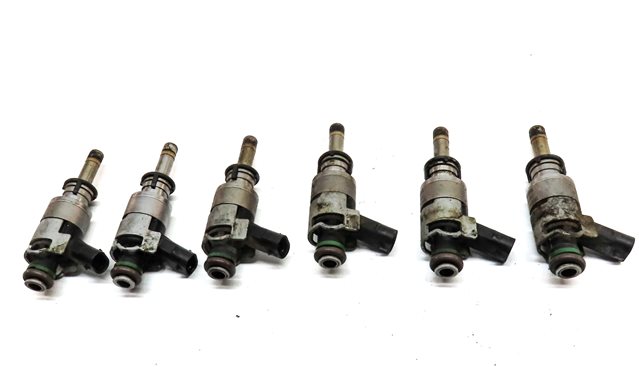 Thumbnail 2: 2011-2015 AUDI A6 A7 A8 Q5 Q7 S4 S5 (C7 D4 4L B8 8R 8T) 3.0L FUEL INJECTOR SET 6