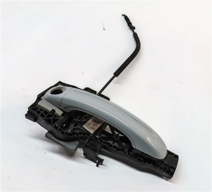 2007-2015 AUDI Q7 (4L) FRONT LEFT DRIVER KEYLESS EXTERIOR DOOR HANDLE (White)