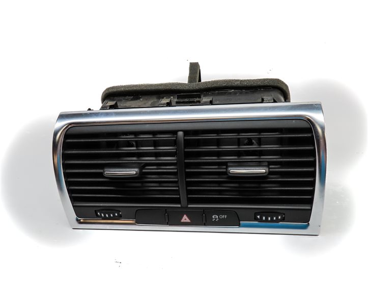 Thumbnail 2: 2013 AUDI Q7 (4L) FRONT CENTER DASH HEAT AIR AC HVAC DUAL VENT (Black)