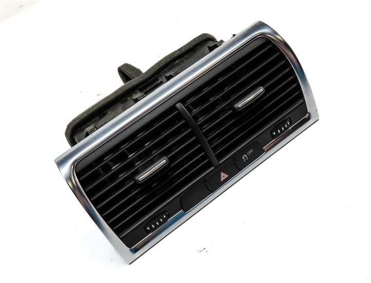 Thumbnail 3: 2013 AUDI Q7 (4L) FRONT CENTER DASH HEAT AIR AC HVAC DUAL VENT (Black)