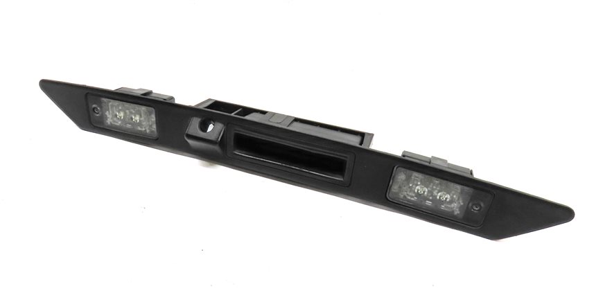 2013 AUDI Q7 (4L) REAR LIFTGATE HATCH LID RELEASE HANDLE w/ LICENSE PLATE LIGHTS