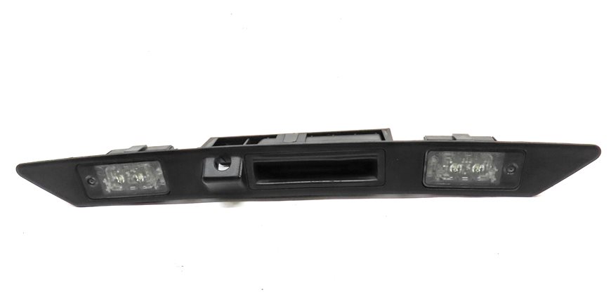 Thumbnail 3: 2013 AUDI Q7 (4L) REAR LIFTGATE HATCH LID RELEASE HANDLE w/ LICENSE PLATE LIGHTS