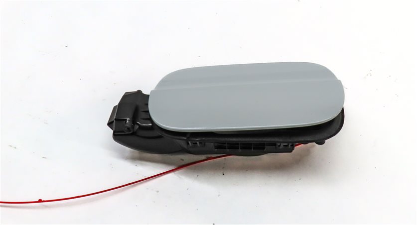 Thumbnail 4: 2010-2015 AUDI Q7 (4L) FUEL TANK DOOR LID COVER TRIM w/ HOUSING (White)