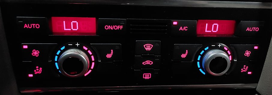Thumbnail 2: 2013-2015 AUDI Q7 (4L) HEATER AC TEMPERATURE CLIMATE CONTROL PANEL (HEATED SEAT)