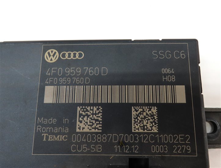 Thumbnail 6: 2005-2015 AUDI A6 S6 Q7 (C6 4L) FRONT LEFT DRIVER MEMORY SEAT CONTROL MODULE
