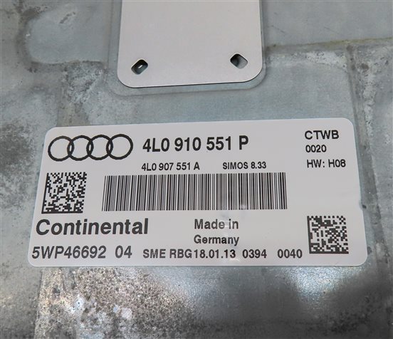 Thumbnail 6: 13-15 AUDI Q7 (4L) 3.0L CTWB SUPERCHARGED ENGINE BCM ECM ENGINE CONTROL MODULE