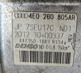 Thumbnail 7: 2011-2015 AUDI Q7 (4L) 3.0L SUPERCHARGED AIR CONDITIONING A/C COMPRESSOR PUMP