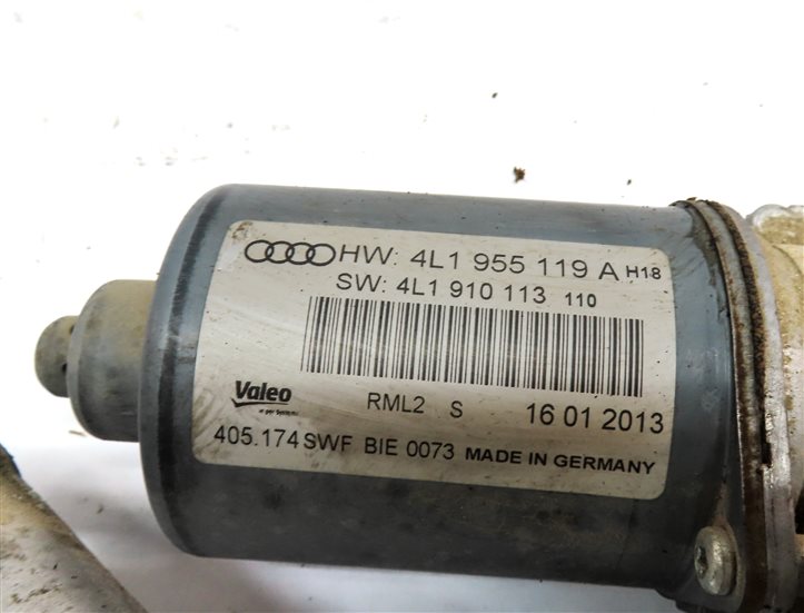 Thumbnail 7: 2007-2015 AUDI Q7 (4L) FRONT WINDSHIELD WIPER MOTOR w/ LINKAGE