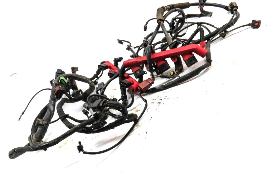 Thumbnail 3: 2013 AUDI Q7 (4L) 3.0L SUPER (CTWB) ENGINE MOTOR WIRE WIRING HARNESS LOOM