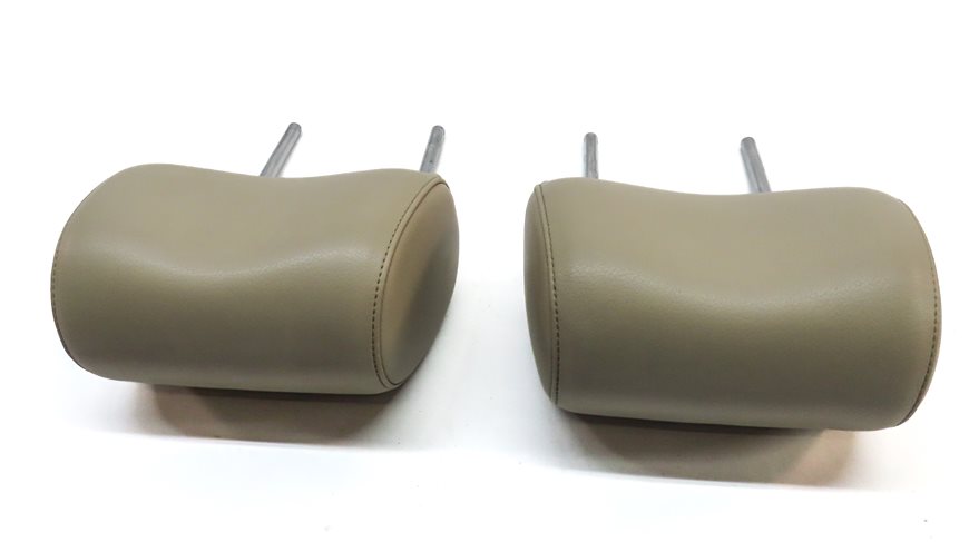 Thumbnail 4: 2008-2015 AUDI A6 S6 Q7 (C6 4L) FRONT LEFT & RIGHT SEAT HEADREST SET (Cardamom)