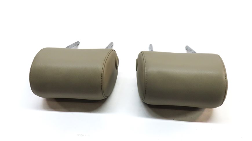 Thumbnail 5: 2008-2015 AUDI A6 S6 Q7 (C6 4L) FRONT LEFT & RIGHT SEAT HEADREST SET (Cardamom)