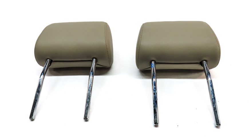 Thumbnail 6: 2008-2015 AUDI A6 S6 Q7 (C6 4L) FRONT LEFT & RIGHT SEAT HEADREST SET (Cardamom)