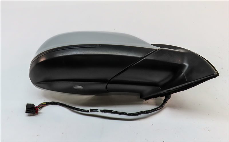 Thumbnail 7: 13-15 AUDI Q7 (4L) RIGHT P-FOLD MEMORY HEAT AUTODIM BLIND SPOT MIRROR (White)