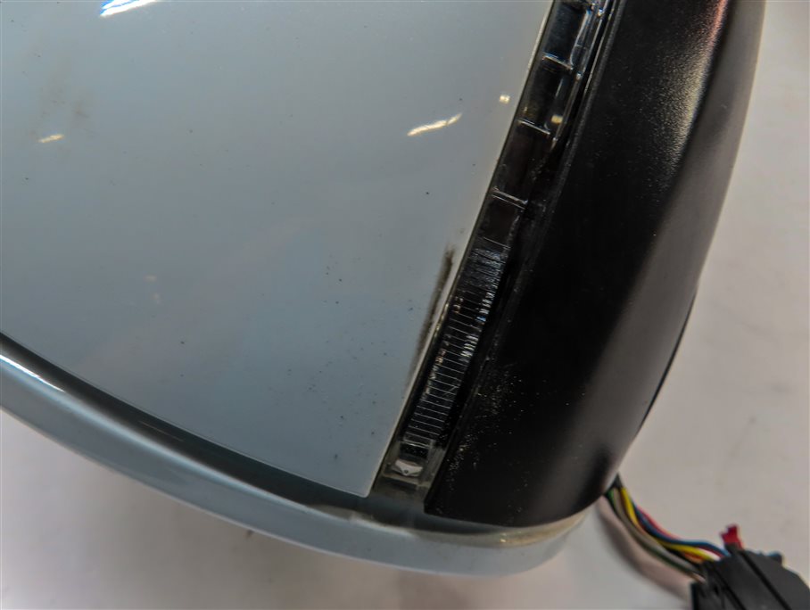 Thumbnail 9: 13-15 AUDI Q7 (4L) RIGHT P-FOLD MEMORY HEAT AUTODIM BLIND SPOT MIRROR (White)
