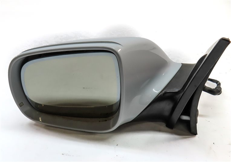 Thumbnail 3: 13-15 AUDI Q7 (4L) LEFT P-FOLD MEMORY HEAT AUTODIM BLIND SPOT MIRROR (White)