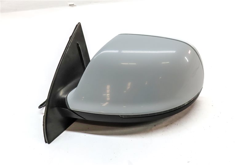 Thumbnail 6: 13-15 AUDI Q7 (4L) LEFT P-FOLD MEMORY HEAT AUTODIM BLIND SPOT MIRROR (White)