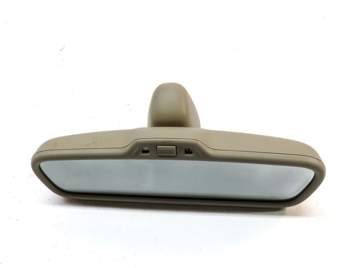 Thumbnail 2: 2010-2015 AUDI Q7 (4L) INTERIOR AUTODIM REAR VIEW MIRROR w/ COMPASS (Beige)