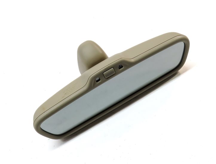 Thumbnail 3: 2010-2015 AUDI Q7 (4L) INTERIOR AUTODIM REAR VIEW MIRROR w/ COMPASS (Beige)