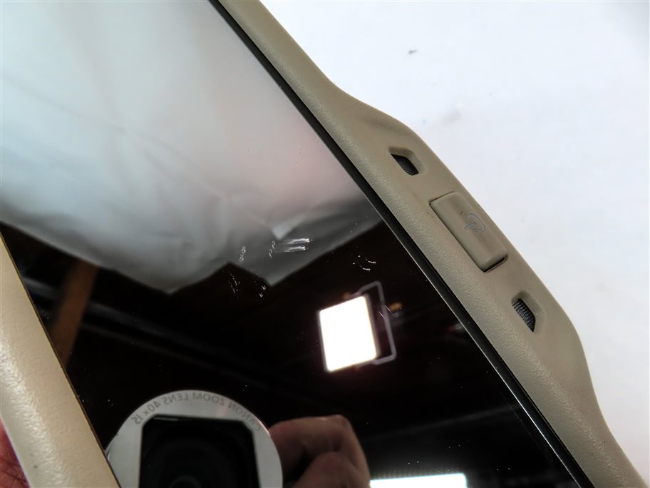 Thumbnail 6: 2010-2015 AUDI Q7 (4L) INTERIOR AUTODIM REAR VIEW MIRROR w/ COMPASS (Beige)