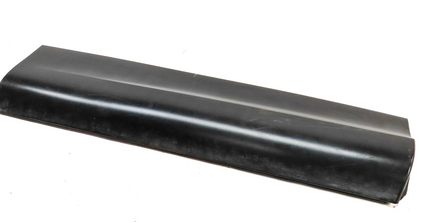 10-15 AUDI Q7 4L REAR RIGHT LOWER DOOR TRIM MOULDING PANEL w/out SLINE (BLACK)