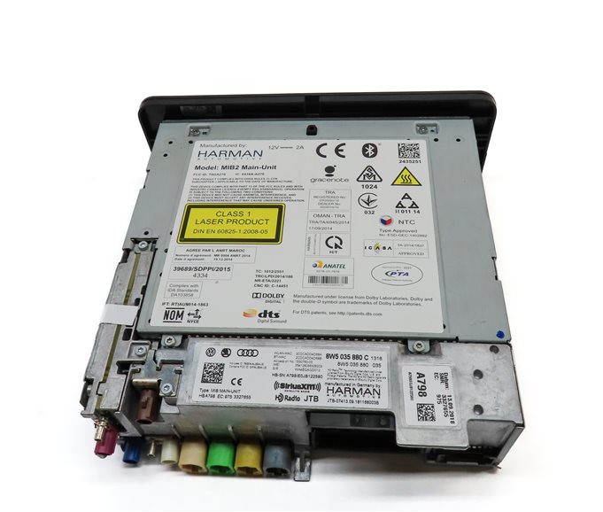 Thumbnail 5: 2019 AUDI S5 (B9) FRONT CENTER DASH RADIO CD MULTI MEDIA HEAD UNIT MODULE