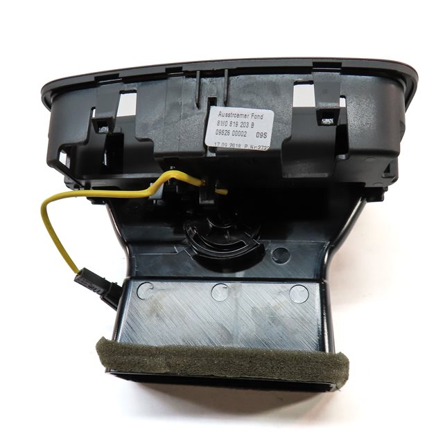 Thumbnail 5: 2019 AUDI S5 (B9) REAR CENTER CONSOLE HEAT AIR AC HVAC DUAL VENT (Black)