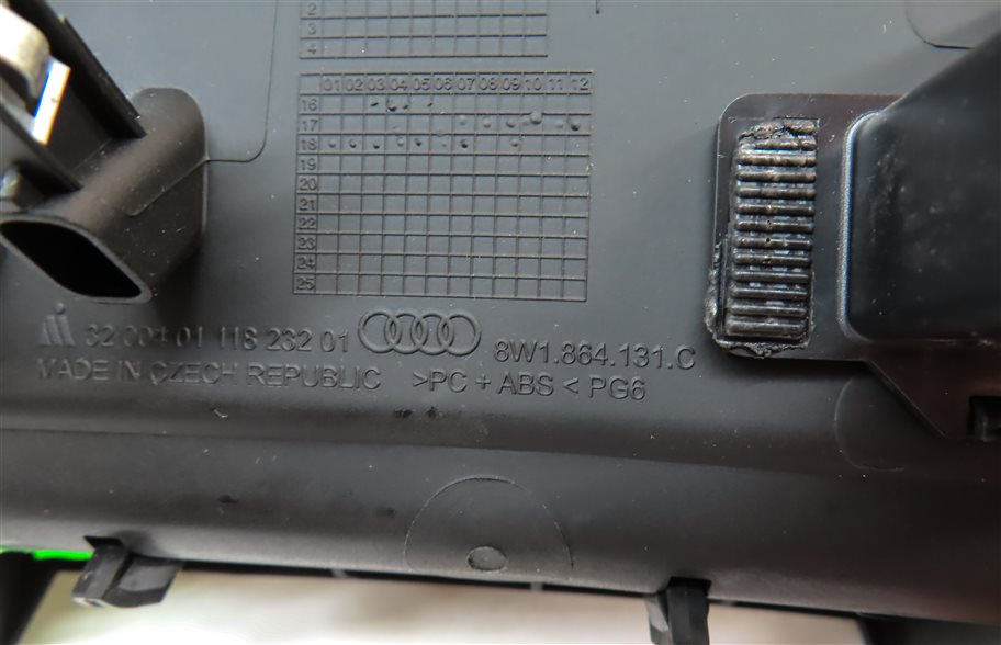 Thumbnail 6: 2019 AUDI S5 (B9) 3.0L (CWGD) ENGINE START STOP SWITCH BUTTON w/USB 12V SOCKET