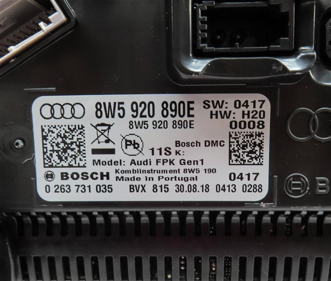 Thumbnail 12: 2019 AUDI S5 B9 3.0L CWGD TFSI ENGINE SPEEDOMETER BCM IMMOBILIZER MODULE KEY SET