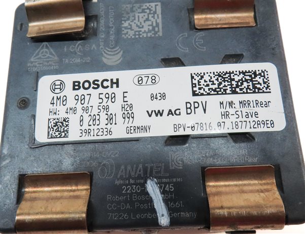 Thumbnail 6: 2017-2019 AUDI A4 (B9 8W) REAR LEFT BLIND SPOT ALERT RADAR SENSOR MODULE (SLAVE)