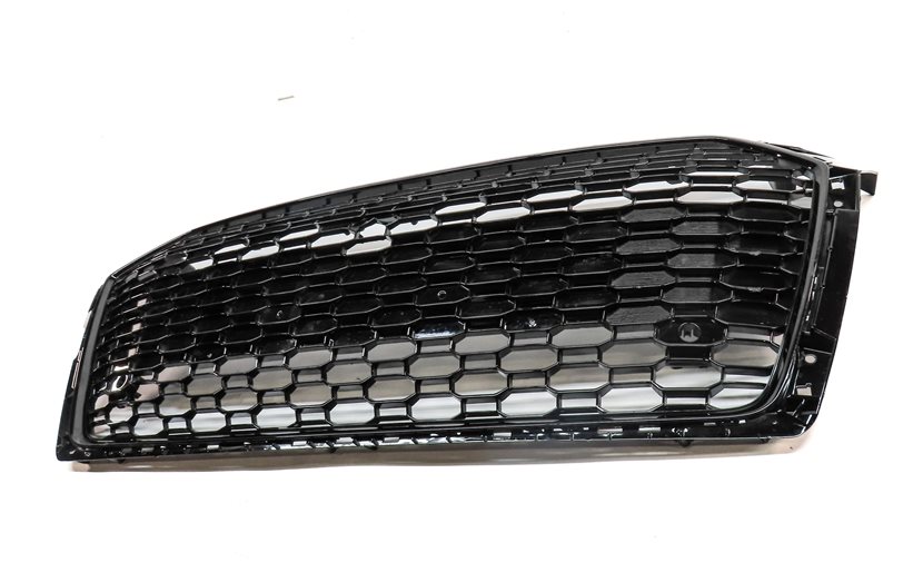 Thumbnail 2: 18-19 AUDI S5 (B9) FRONT CENTER MAIN GRILLE AFTERMARKET HONEYCOMB (GLOSS BLACK)