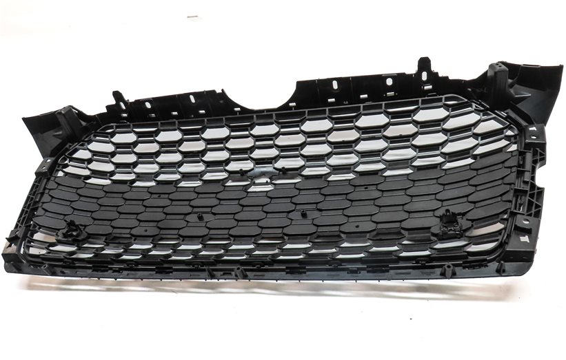 Thumbnail 5: 18-19 AUDI S5 (B9) FRONT CENTER MAIN GRILLE AFTERMARKET HONEYCOMB (GLOSS BLACK)