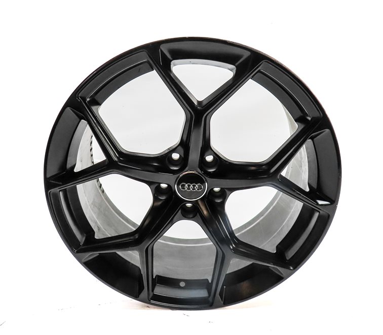 Thumbnail 2: 2019 AUDI S5 (B9) AFTERMARKET 19X8.5 INCH 5 Y SPOKE ALUMINUM WHEEL RIM (BLACK)