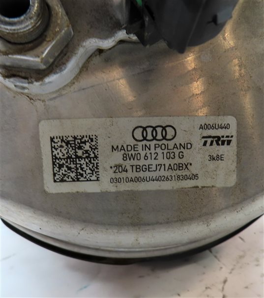 Thumbnail 7: 2018-2021 AUDI A5 RS5 S5 B9 8W6 POWER BRAKE BOOSTER w/ MASTER CYLINDER ASSEMBLY