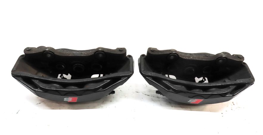 Thumbnail 6: 2018-2021 AUDI S5 B9 FRONT/REAR LEFT/RIGHT BRAKE CALIPER SET/4 (BLACK)