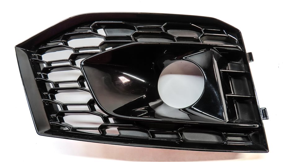 Thumbnail 15: 2019 AUDI S5 (B9) SPORTBACK AFTERMARKET FRONT BUMPER TRIM SET/11 (GLOSS BLACK)