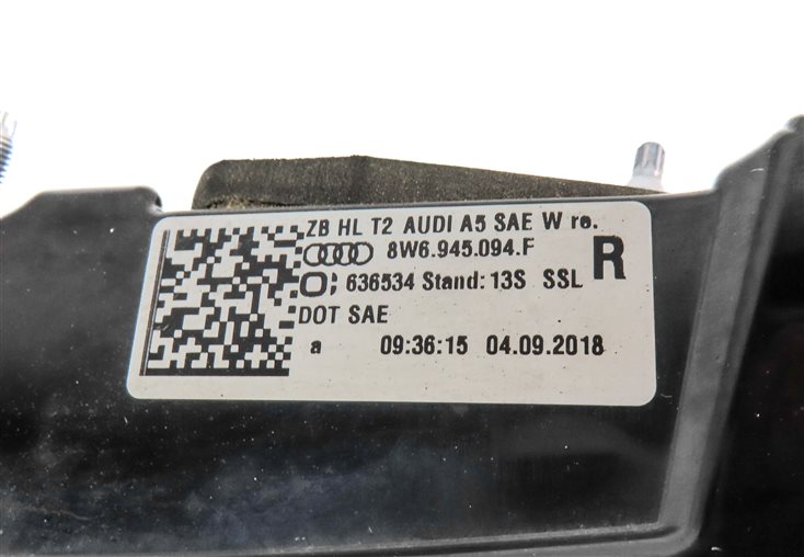 Thumbnail 6: 18-19 AUDI A5 S5 RS5 COUPE SPORTBACK CONVERTIBLE REAR RIGHT INNER TAILLIGHT LED