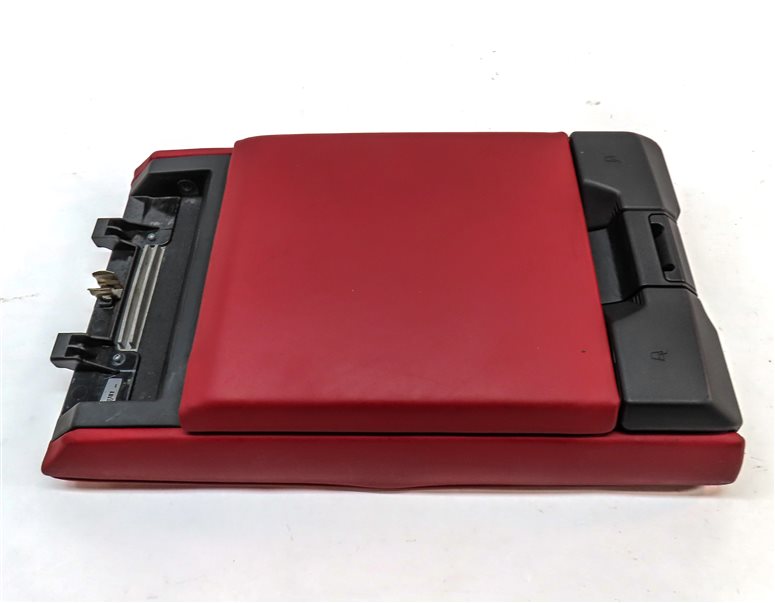 Thumbnail 6: 2019 AUDI S5 (B9) REAR CENTER SEAT BACK FOLDING CONSOLE ARMREST CUPHOLDER (Red)