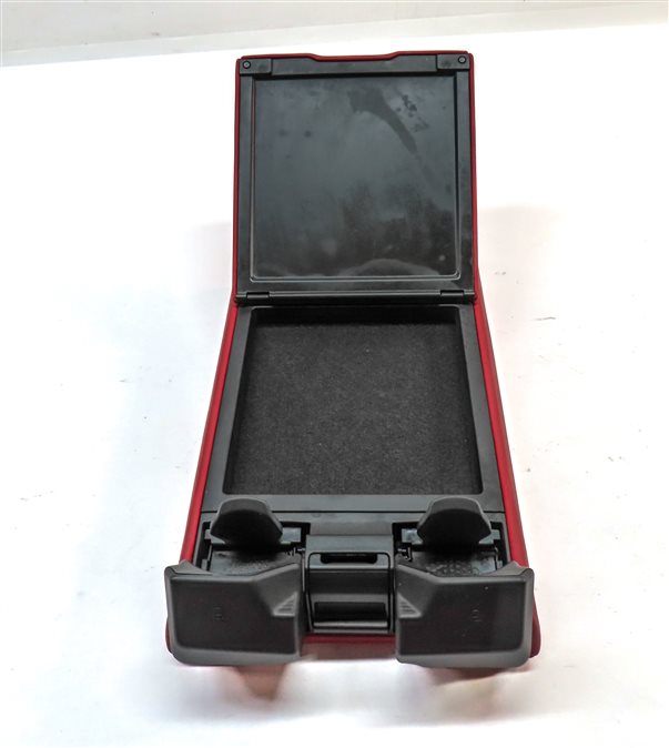 Thumbnail 8: 2019 AUDI S5 (B9) REAR CENTER SEAT BACK FOLDING CONSOLE ARMREST CUPHOLDER (Red)