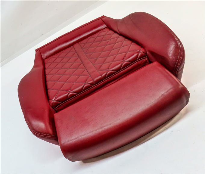 Thumbnail 3: 2019 AUDI S5 (B9) FRONT LEFT MEMORY SPORT SEAT MASSAGE HEAT LOWER CUSHION (Red)