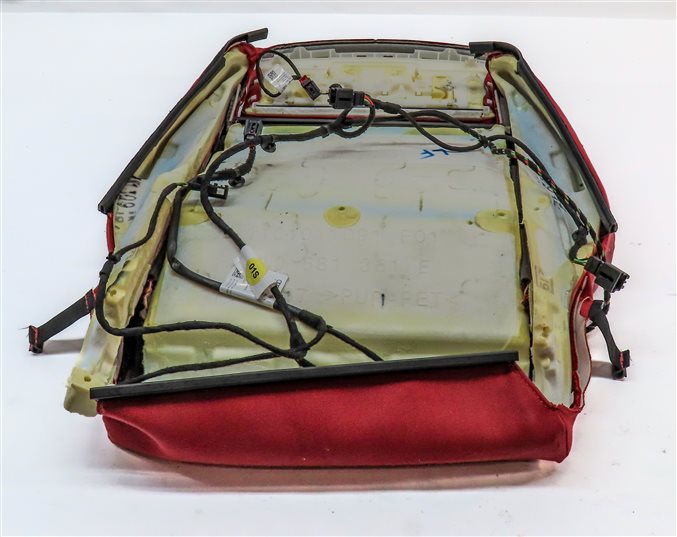 Thumbnail 6: 2019 AUDI S5 (B9) FRONT LEFT MEMORY SPORT SEAT MASSAGE HEAT LOWER CUSHION (Red)