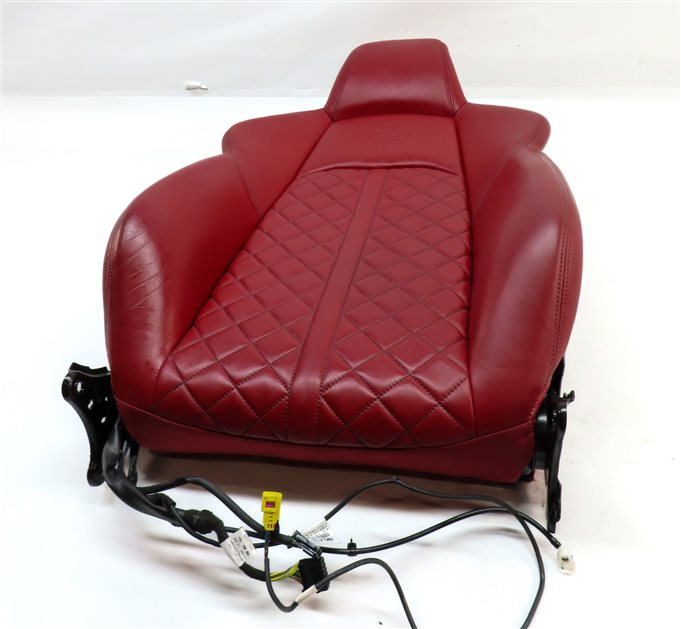 Thumbnail 2: 2019 AUDI S5 (B9) FRONT RIGHT MEMORY SPORT SEAT HEAT MASSAGE UPPER CUSHION (Red)