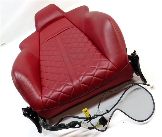 Thumbnail 3: 2019 AUDI S5 (B9) FRONT RIGHT MEMORY SPORT SEAT HEAT MASSAGE UPPER CUSHION (Red)